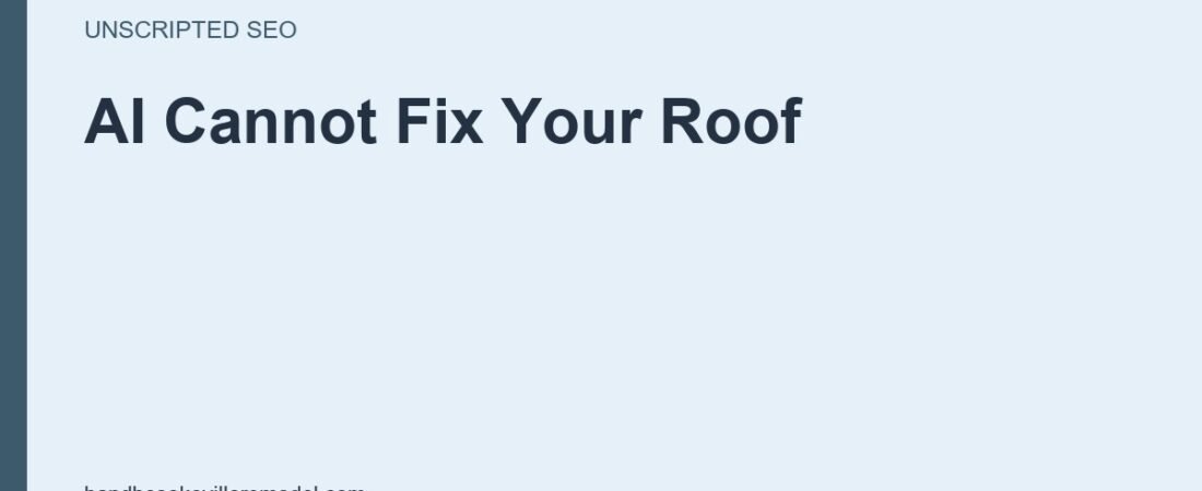 The Contractor Cannot Be AI-Zapped