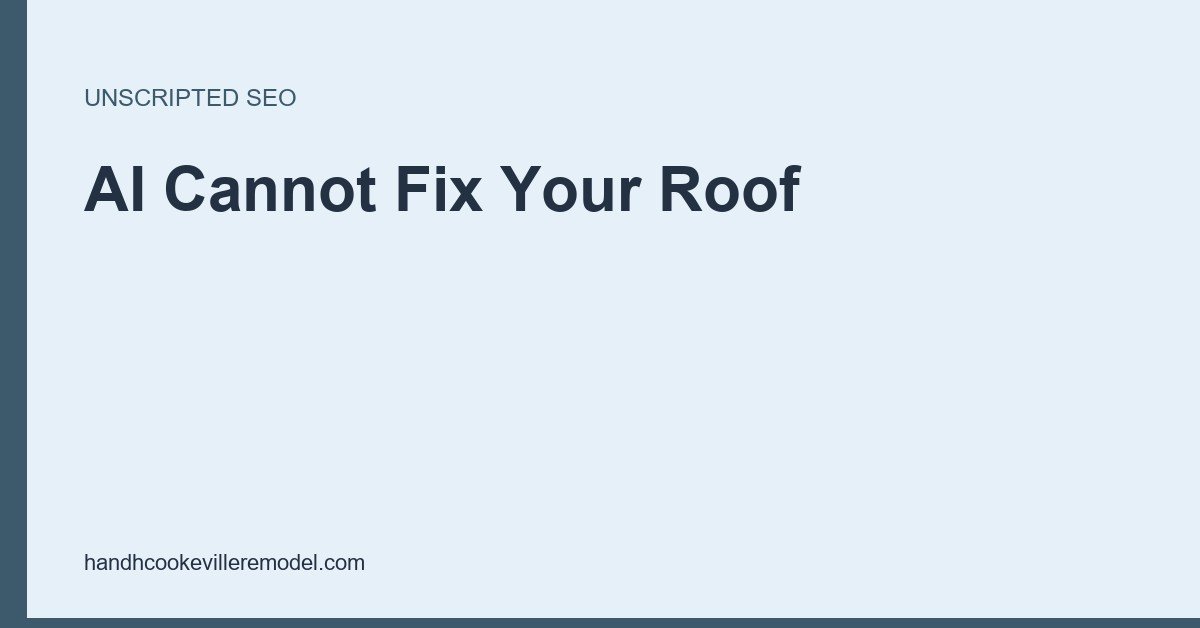 The Contractor Cannot Be AI-Zapped